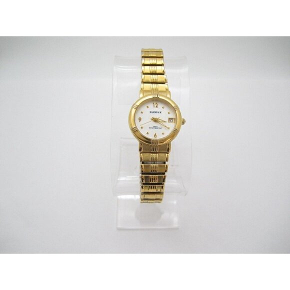 Women Elgin II Quartz 100ft WR Analog 25mm Dial Causal Round Watch (G124) - Picture 6 of 11